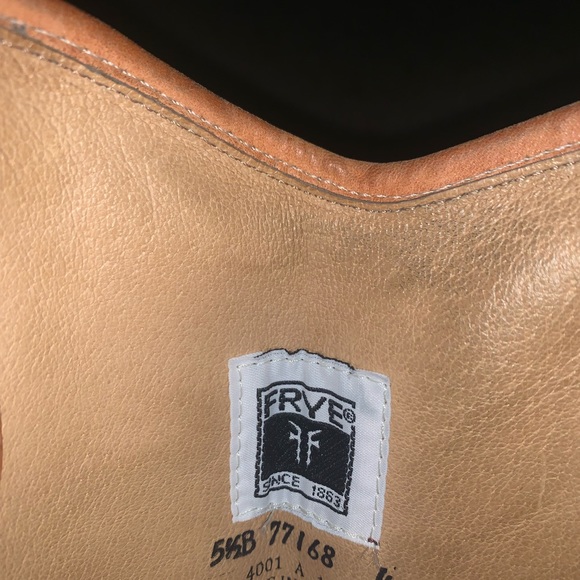 Frye Womens Melissa Button 2 Cognac Leather Boots 5/12 - Picture 7 of 11